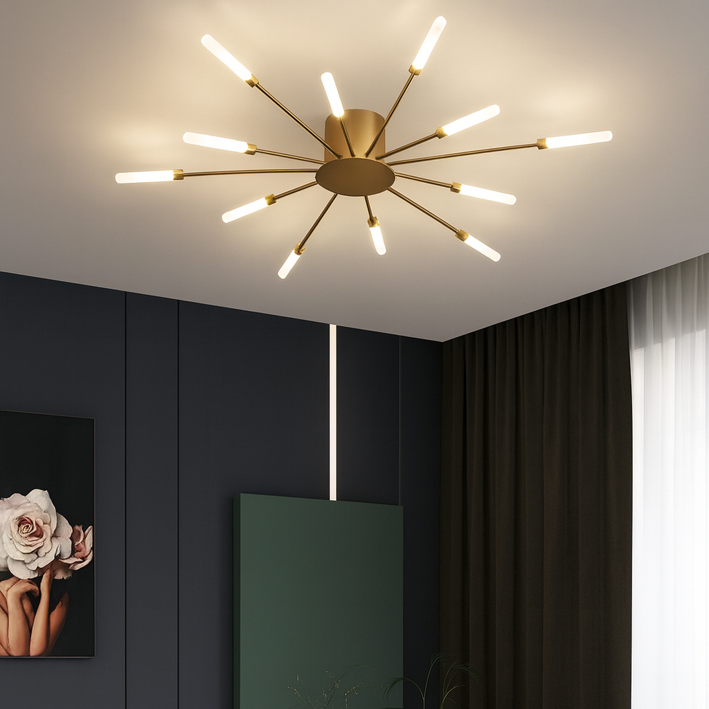 Luces de Techo Modernas con Fuegos Artificiales | LED