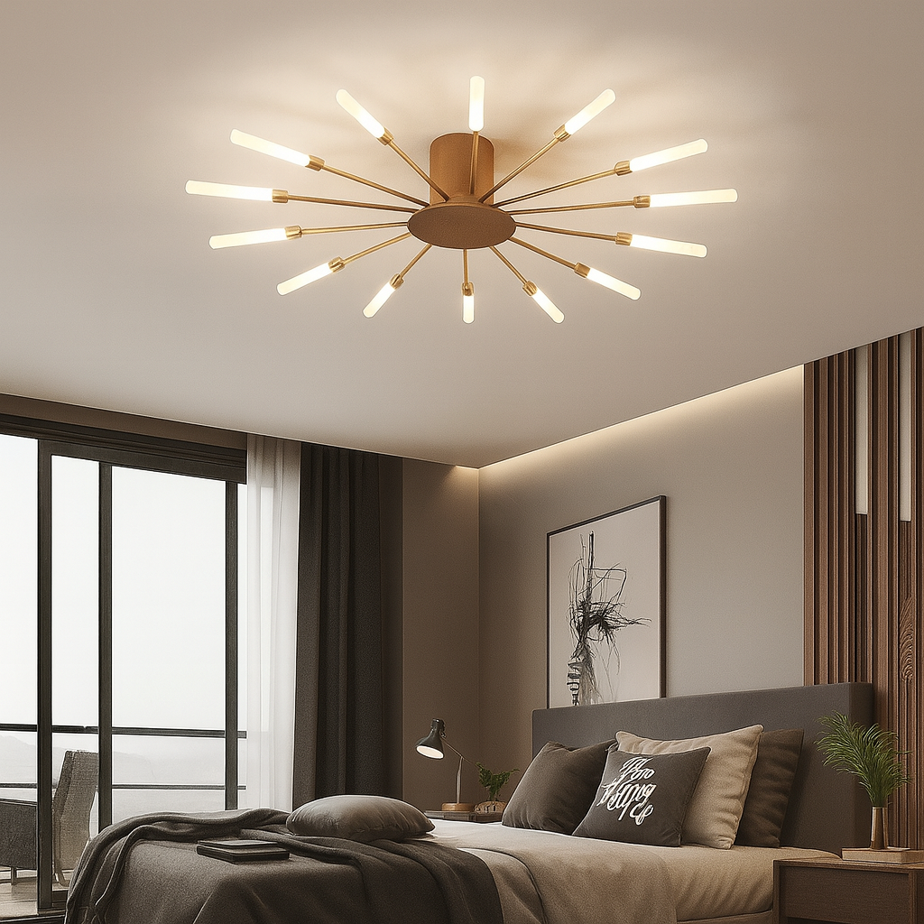 Luces de Techo Modernas con Fuegos Artificiales | LED