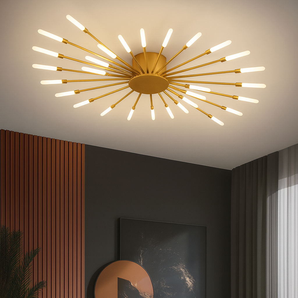 Luces de Techo Modernas con Fuegos Artificiales | LED