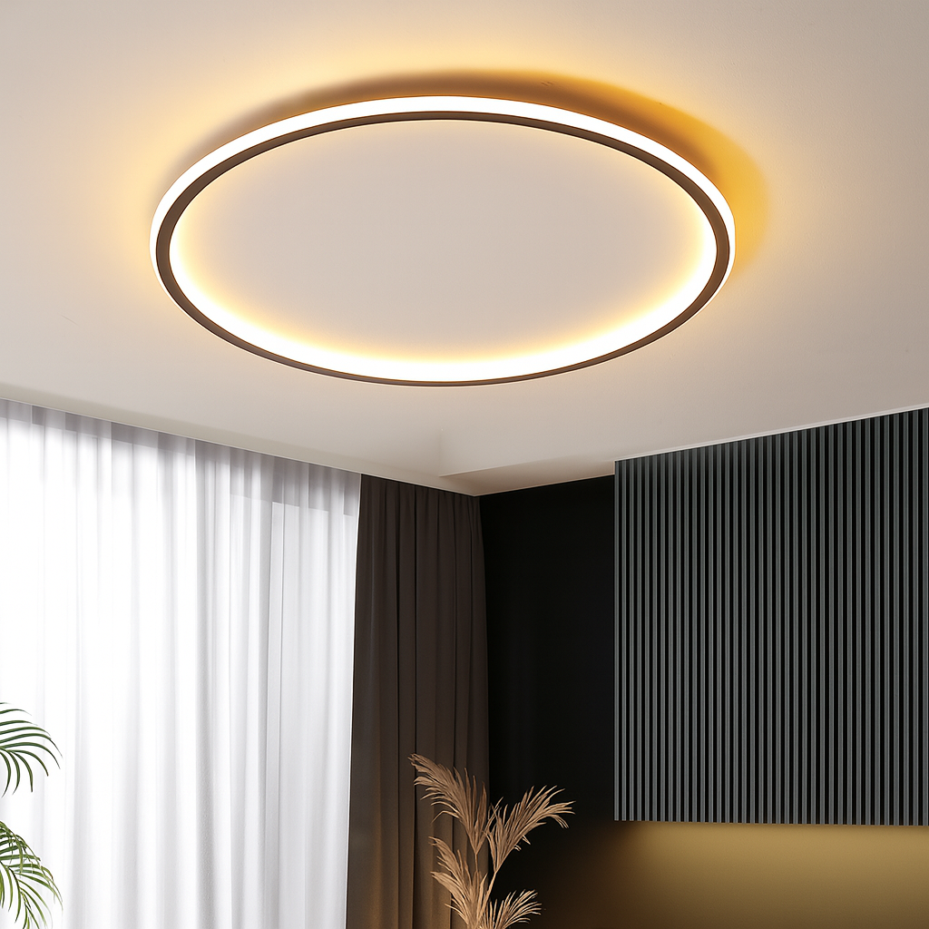 Lámpara de Techo Redonda de Estilo Escandinavo | LED