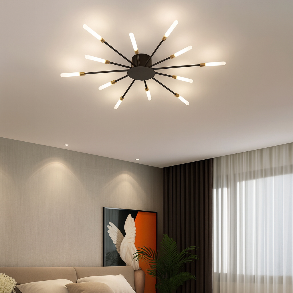 Luces de Techo Modernas con Fuegos Artificiales | LED