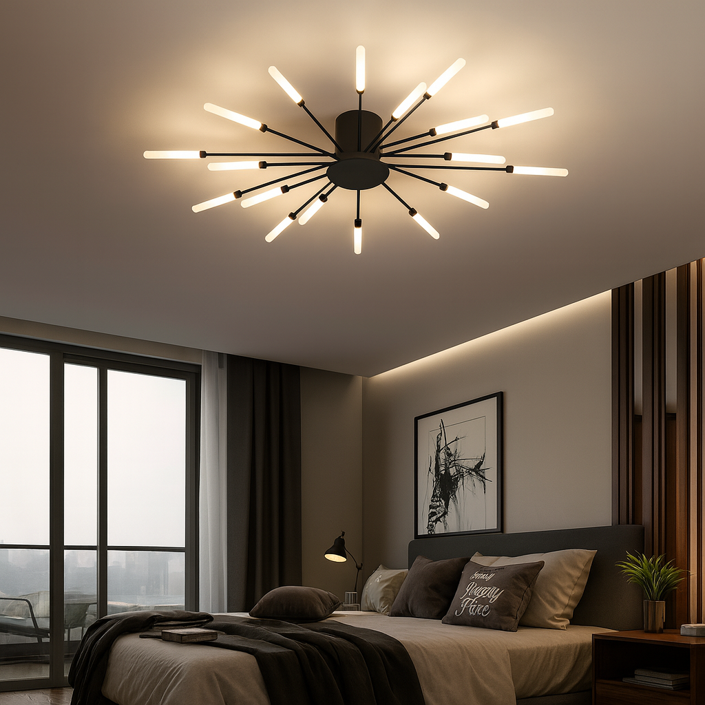 Luces de Techo Modernas con Fuegos Artificiales | LED