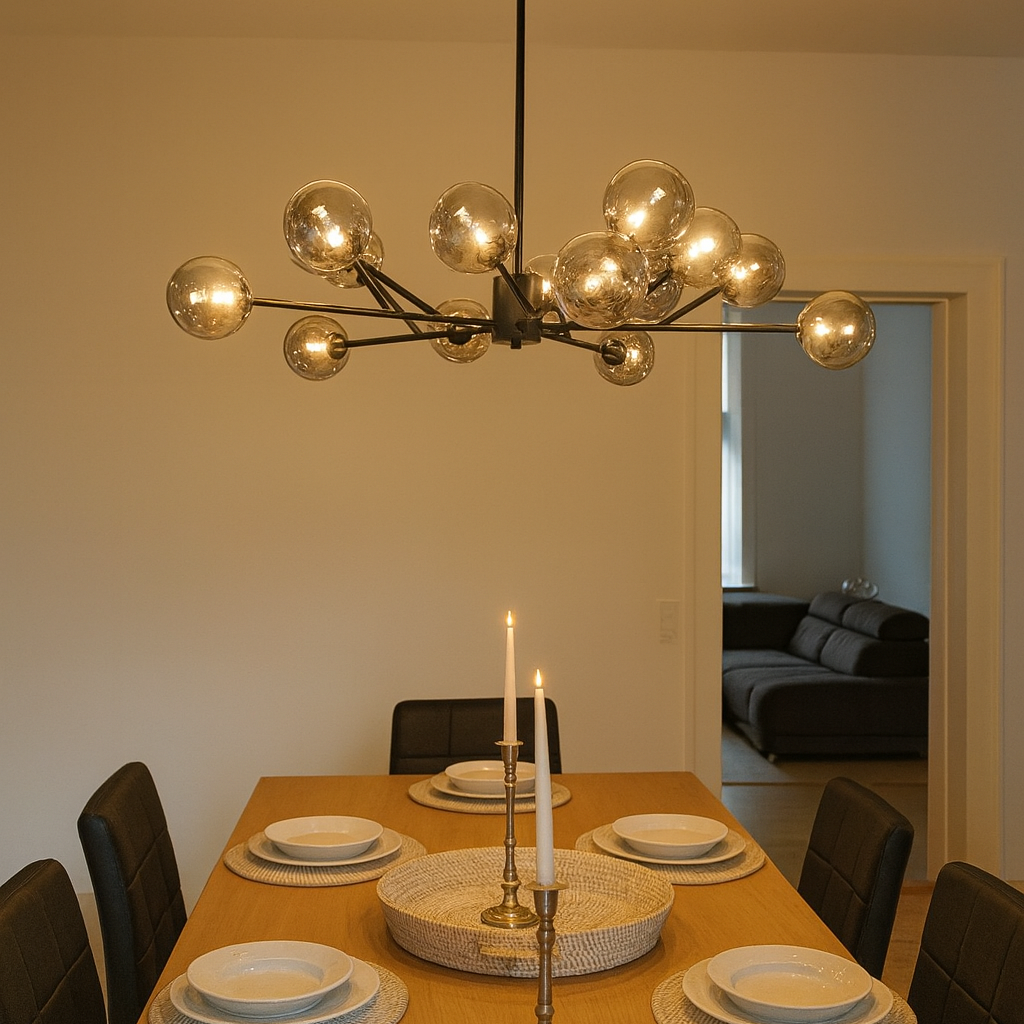 Lámpara de araña esférica Sputnik de 15 luces | Moderna