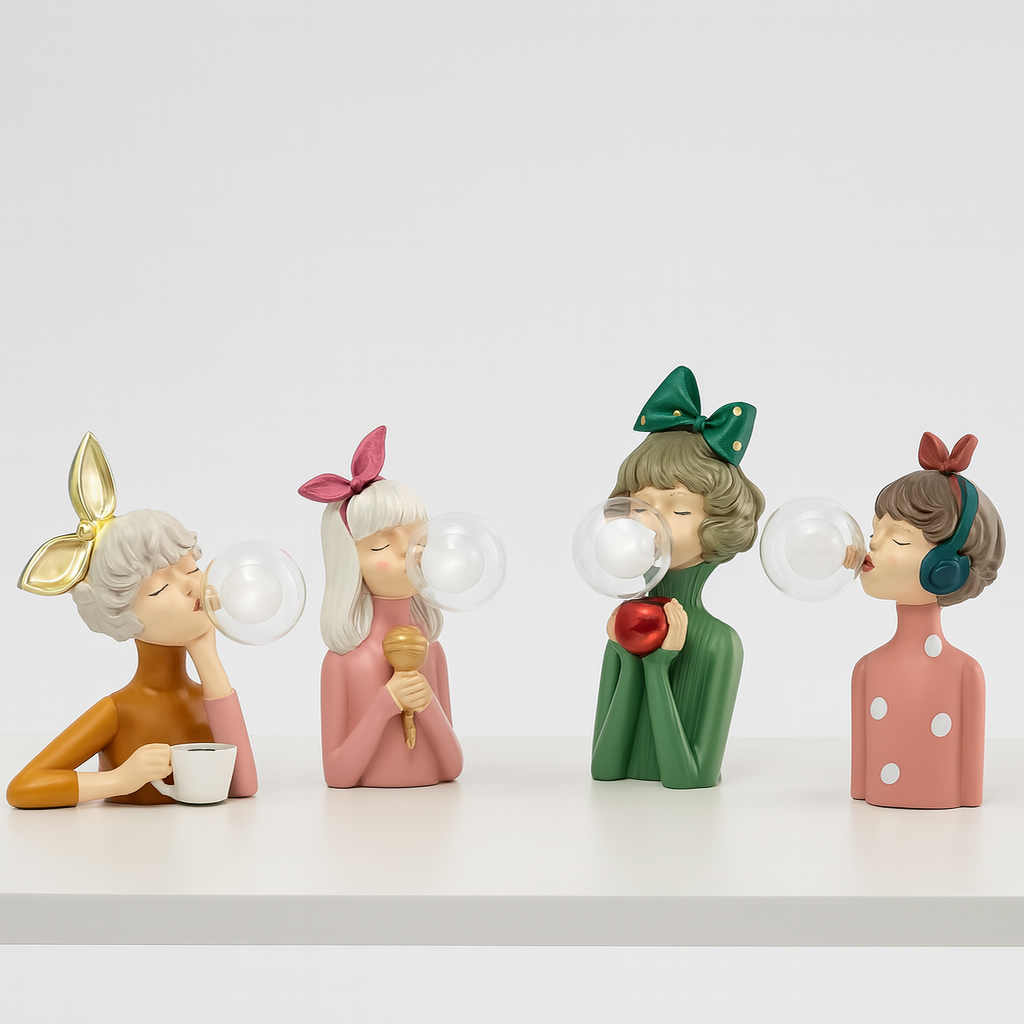 Craft Sisters Lámpara de Mesa para Sala de Estar | Vidrio