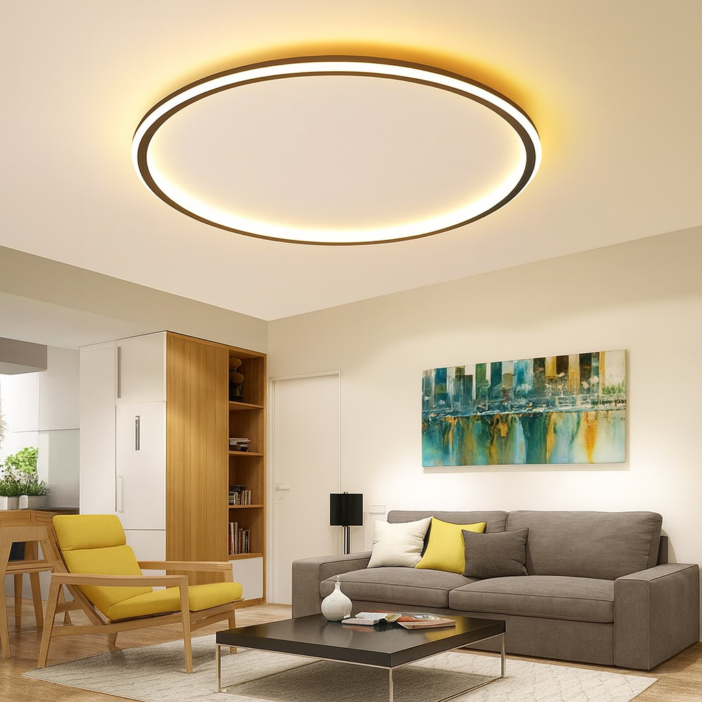 Lámpara de Techo Redonda de Estilo Escandinavo | LED