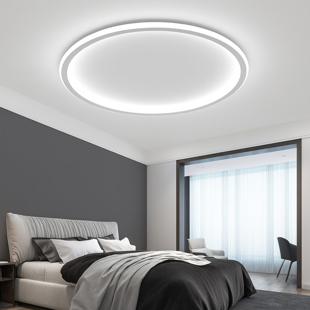 Lámpara de Techo Redonda de Estilo Escandinavo | LED